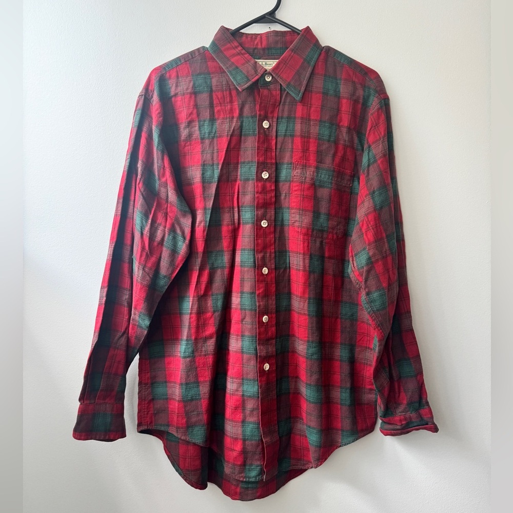 Vintage L.L. Bean Rangeley Flannel Shirt - Unisex Large